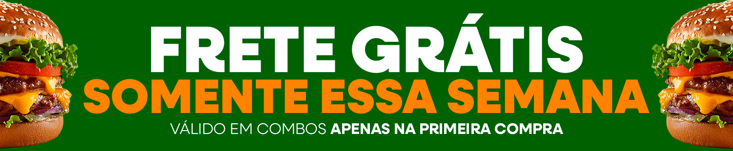Frete grátis somente esta semana. Válido em combos apenas na primeira compra.